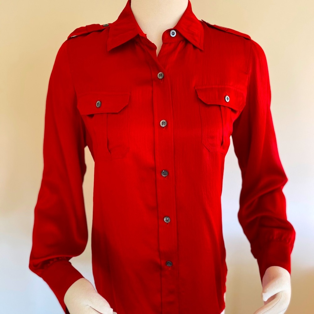 Talbots silk blouse